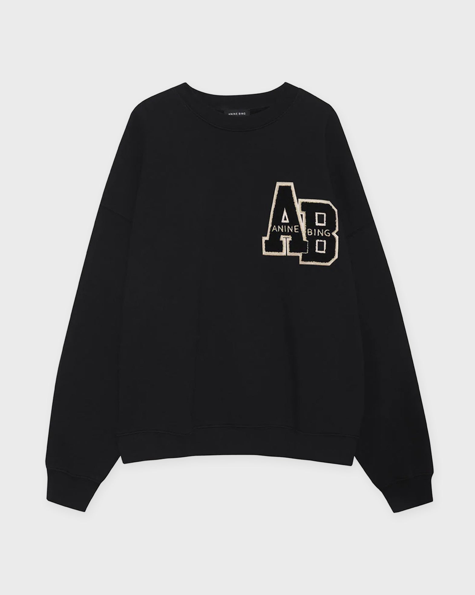 Anine Bing Sweatshirt Miles Letterman Black von Anine Bing
