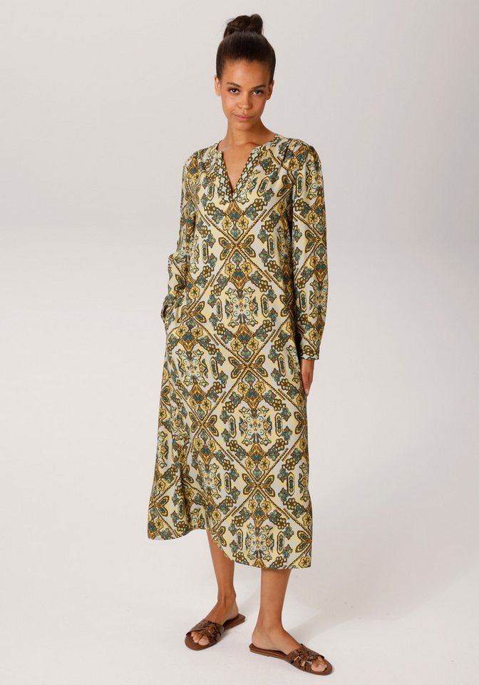Aniston CASUAL Blusenkleid mit extravagantem, grafischen Druck - NEUE KOLLEKTION von Aniston CASUAL