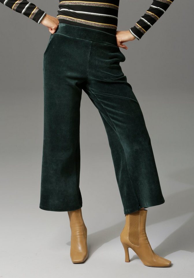Aniston CASUAL Cordhose in trendiger Culotte-Form von Aniston CASUAL