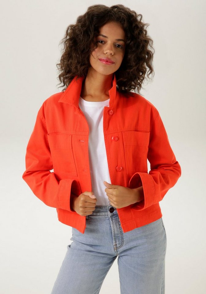 Aniston CASUAL Jeansjacke mit tonigen Knöpfen zu schließen von Aniston CASUAL