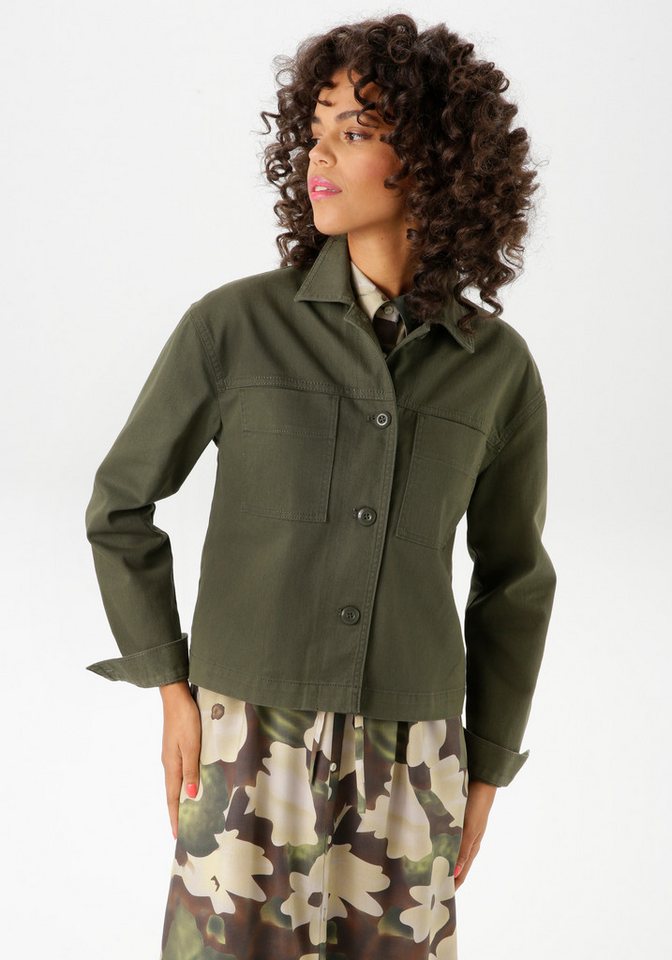 Aniston CASUAL Jeansjacke mit tonigen Knöpfen zu schließen von Aniston CASUAL
