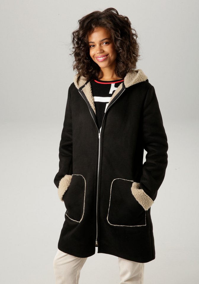 Aniston CASUAL Kurzmantel mit Kapuze von Aniston CASUAL