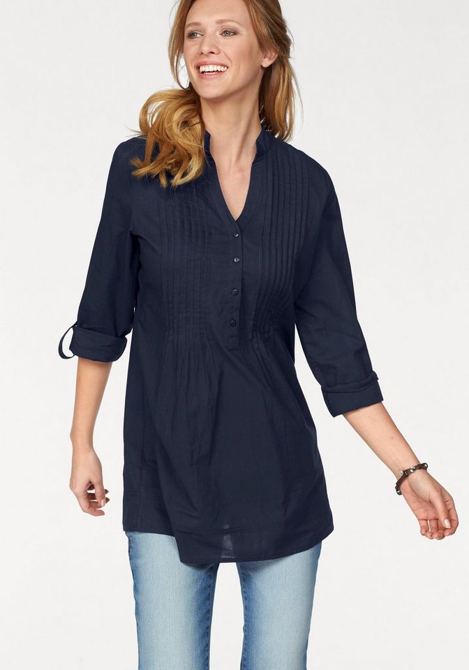 Aniston CASUAL Longbluse mit dekorativer Biesenverarbeitung von Aniston CASUAL