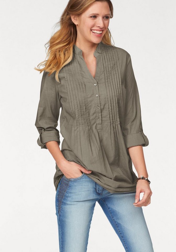 Aniston CASUAL Longbluse mit dekorativer Biesenverarbeitung von Aniston CASUAL