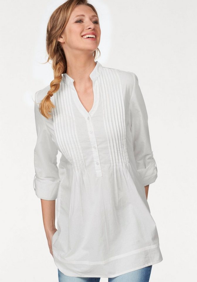 Aniston CASUAL Longbluse mit dekorativer Biesenverarbeitung von Aniston CASUAL