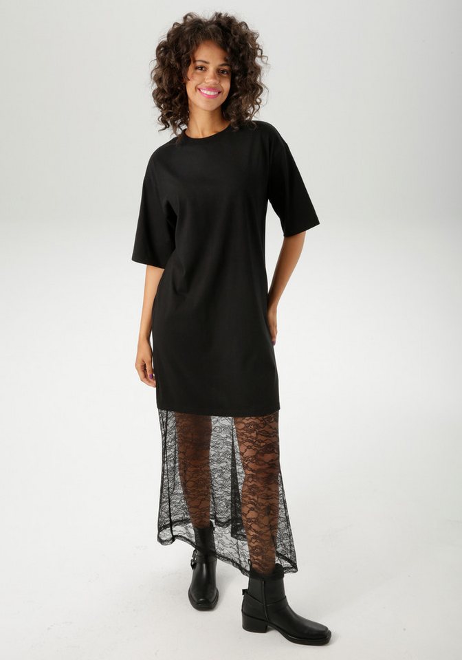 Aniston CASUAL Maxikleid mit raffinierter Spitze am Saum - NEUE KOLLEKTION von Aniston CASUAL