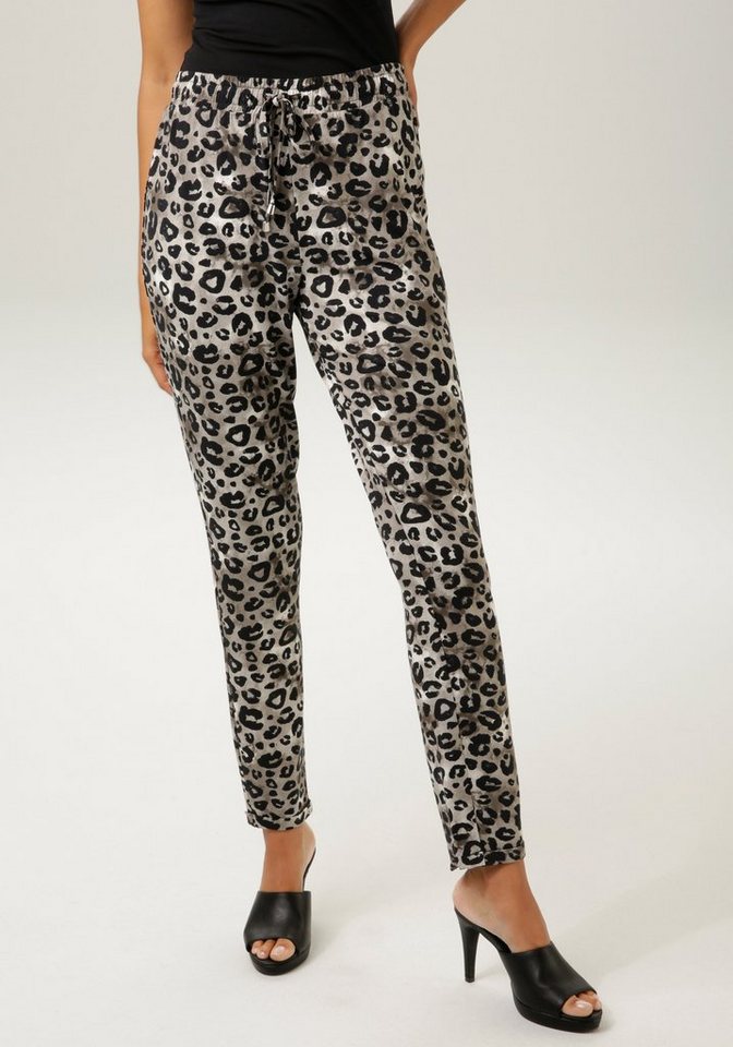 Aniston CASUAL Schlupfhose ob Animalprint oder Blumendruck - beide sind der Hit - NEUE KOLLEKTION von Aniston CASUAL