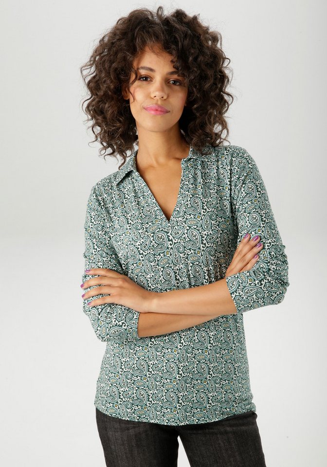 Aniston CASUAL Shirtbluse mit farbharmonischem Paisley-Muster - NEUE KOLLEKTION von Aniston CASUAL