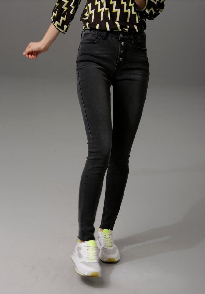 Aniston CASUAL Skinny-fit-Jeans regular waist von Aniston CASUAL