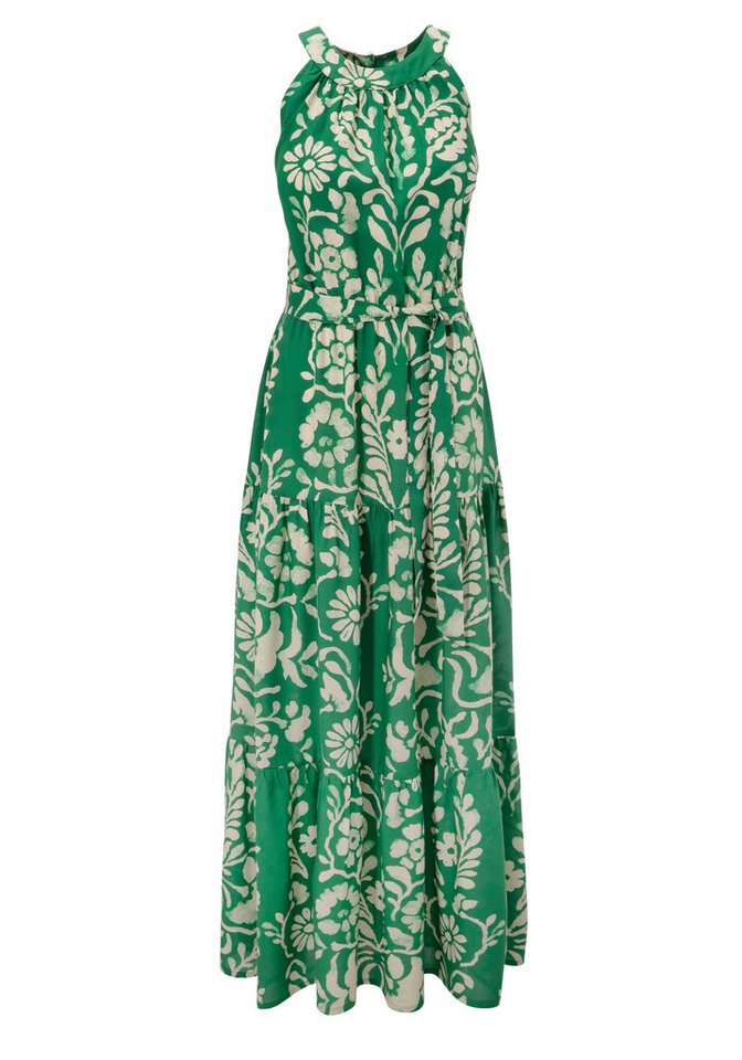 Aniston CASUAL Sommerkleid (mit abnehmbaren Bindeband) mit extravagantem Blumendruck - jedes Teil ein Unikat von Aniston CASUAL