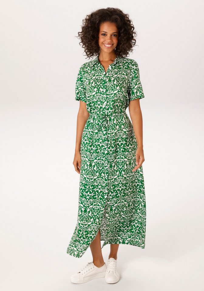 Aniston CASUAL Sommerkleid mit Ornamenten und grafischen Blumen bedruckt - NEUE KOLLEKTION von Aniston CASUAL