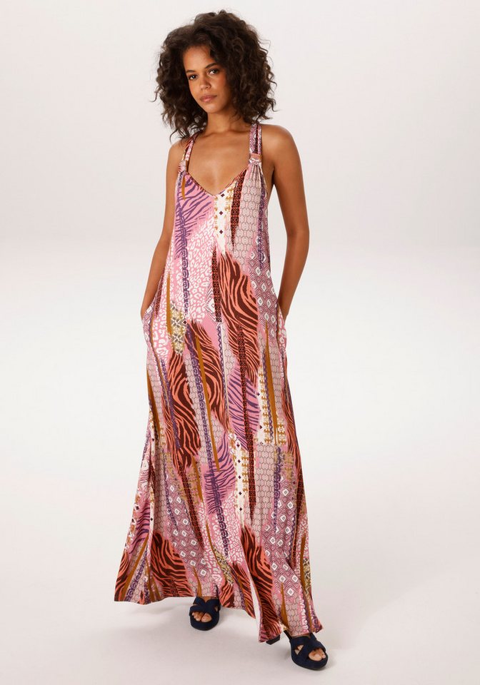 Aniston CASUAL Sommerkleid mit fantasievollen Patch-Drucken - NEUE KOLLEKTION von Aniston CASUAL