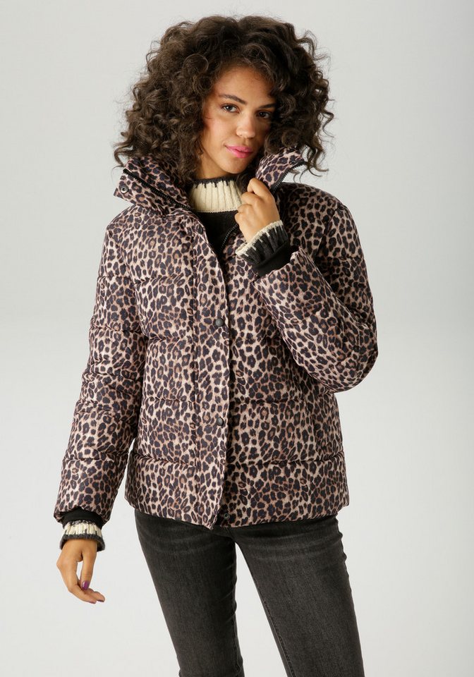 Aniston CASUAL Steppjacke im trendigen Leo-Print - NEUE KOLLEKTION von Aniston CASUAL