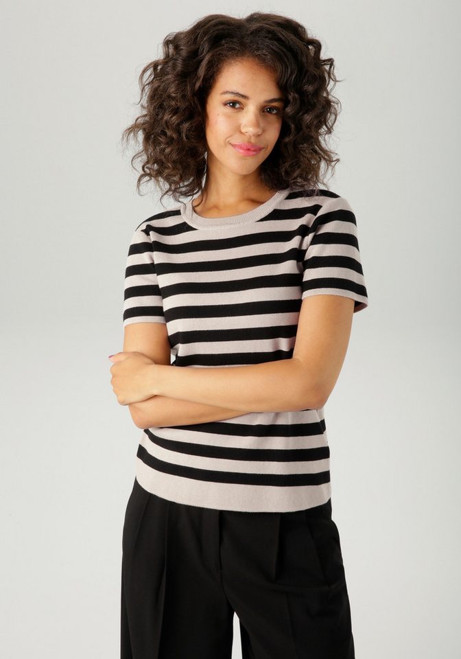 Aniston CASUAL Strickpullover im Streifen-Dessin - NEUE KOLLEKTION von Aniston CASUAL