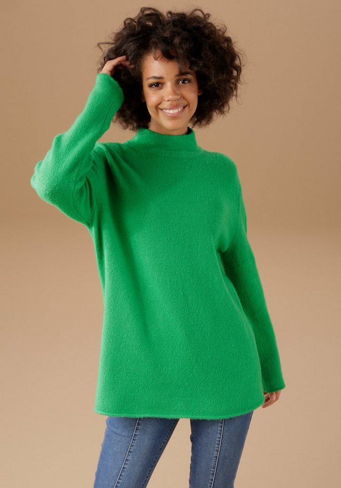 Aniston CASUAL Strickpullover mit Stehkragen von Aniston CASUAL