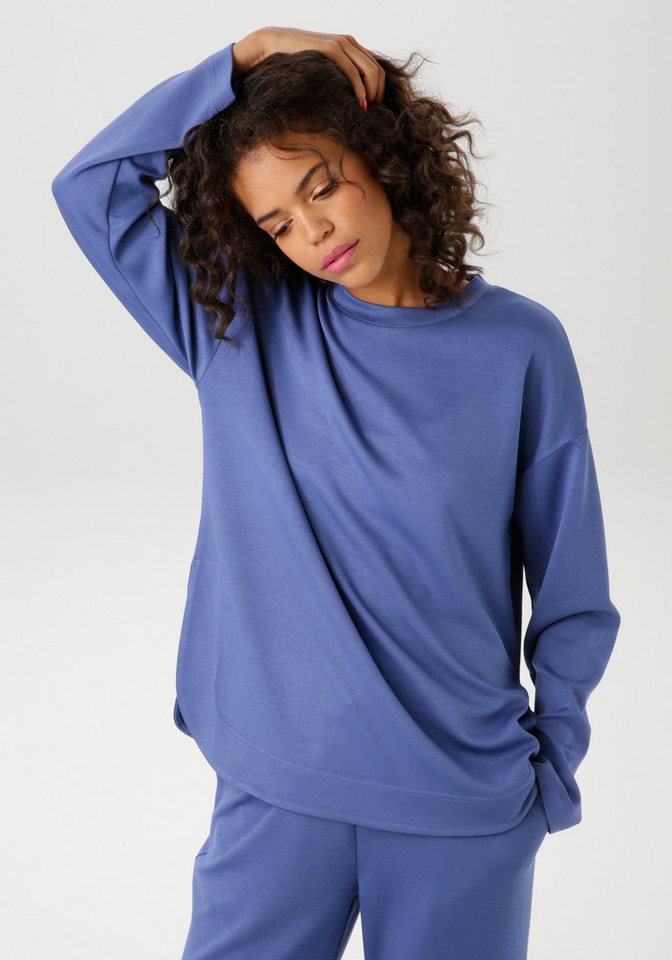 Aniston CASUAL Sweatshirt in trendiger Farbpalette von Aniston CASUAL