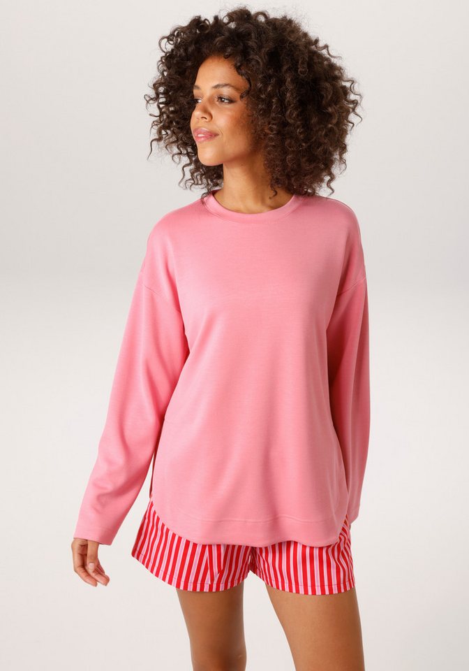 Aniston CASUAL Sweatshirt in trendiger Farbpalette von Aniston CASUAL