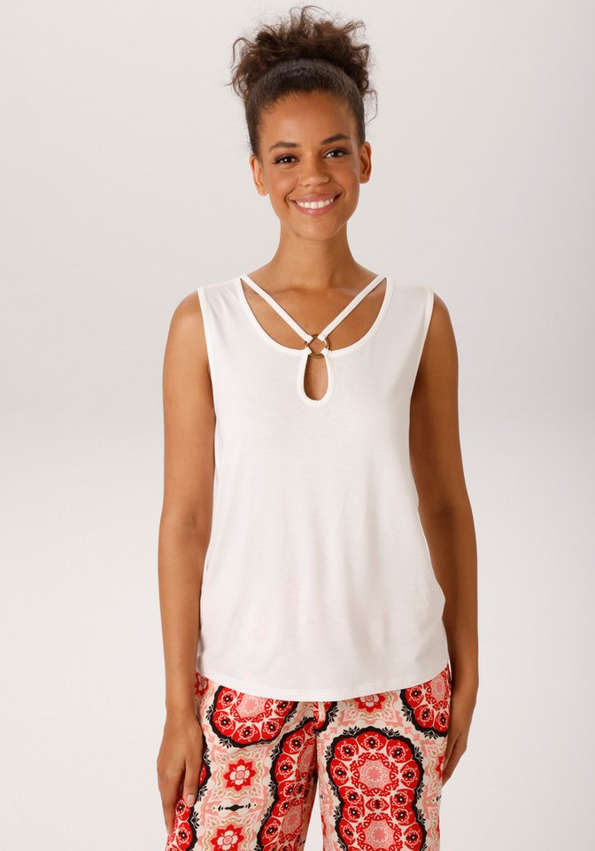 Aniston CASUAL Tanktop mir raffiniertem V-Ausschnitt - NEUE KOLLEKTION von Aniston CASUAL