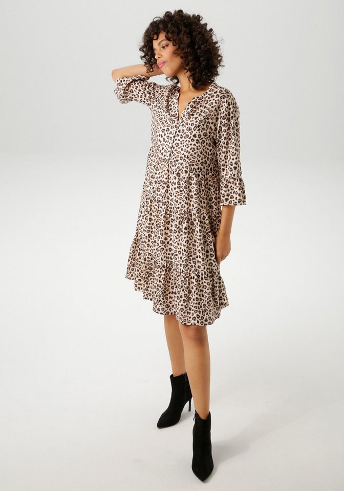 Aniston CASUAL Tunikakleid mit extravagantem Animal-Print von Aniston CASUAL