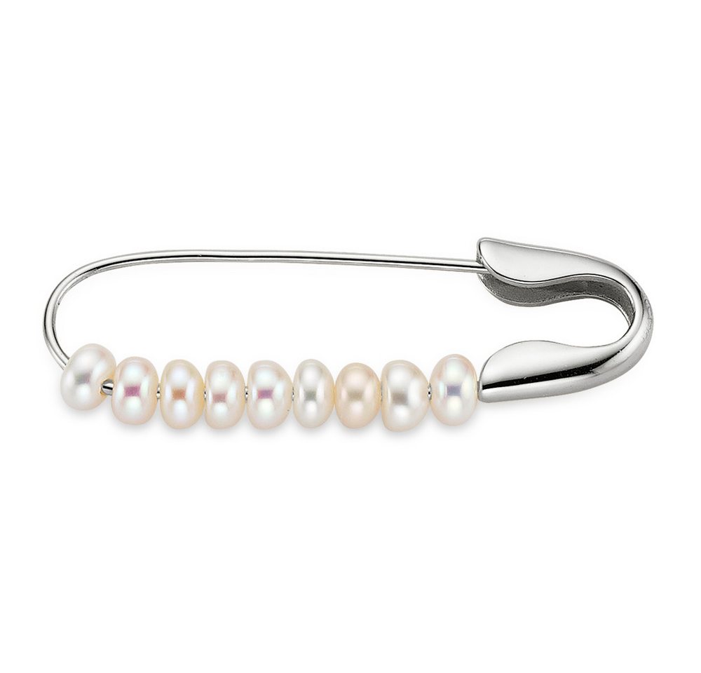 Aniston JEWELRY & WATCHES Anstecknadel Schmuck, Geschenk, Brosche Sicherheitsnadel mit Muschelkernperlen von Aniston JEWELRY & WATCHES