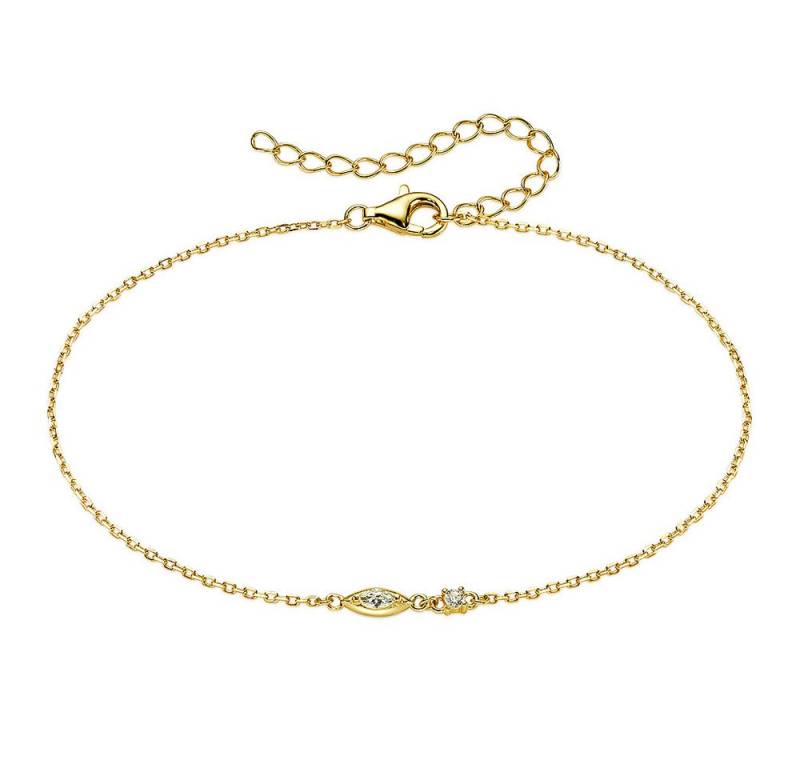 Aniston JEWELRY & WATCHES Armband Armkette mit weißen Zirkonia, mit Zirkonia (synth) von Aniston JEWELRY & WATCHES