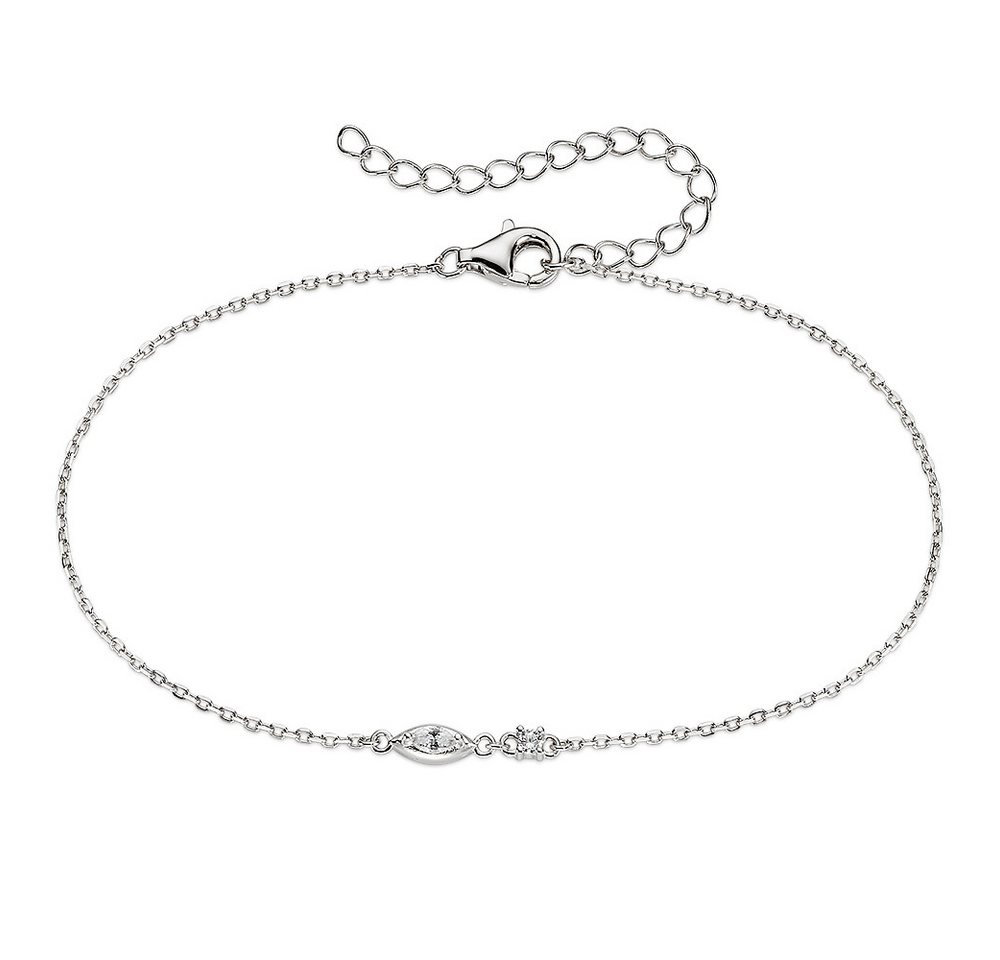 Aniston JEWELRY & WATCHES Armband Armkette mit weißen Zirkonia, mit Zirkonia (synth) von Aniston JEWELRY & WATCHES