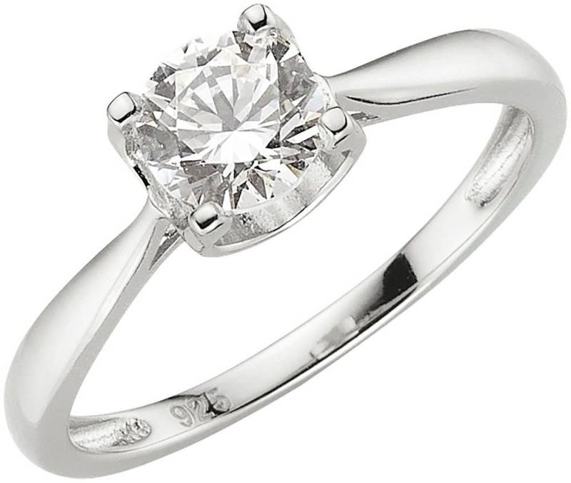 Aniston JEWELRY & WATCHES Fingerring Schmuck Geschenk Silber 925 Silberring Solitär-Optik, Exklusiv bei uns - mit Zirkonia (synth) oder Glasstein von Aniston JEWELRY & WATCHES