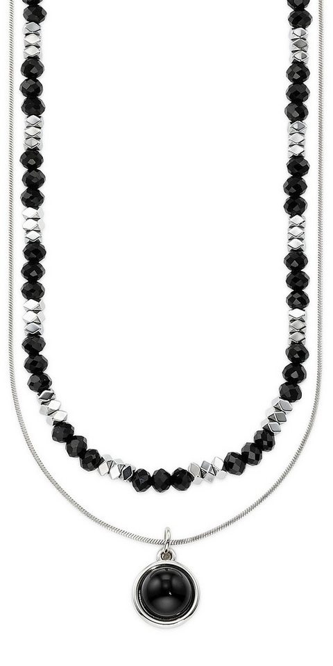 Aniston JEWELRY & WATCHES Ketten-Set mit schwarzen Steinen (Set, 2-tlg), mit Kristall von Aniston JEWELRY & WATCHES