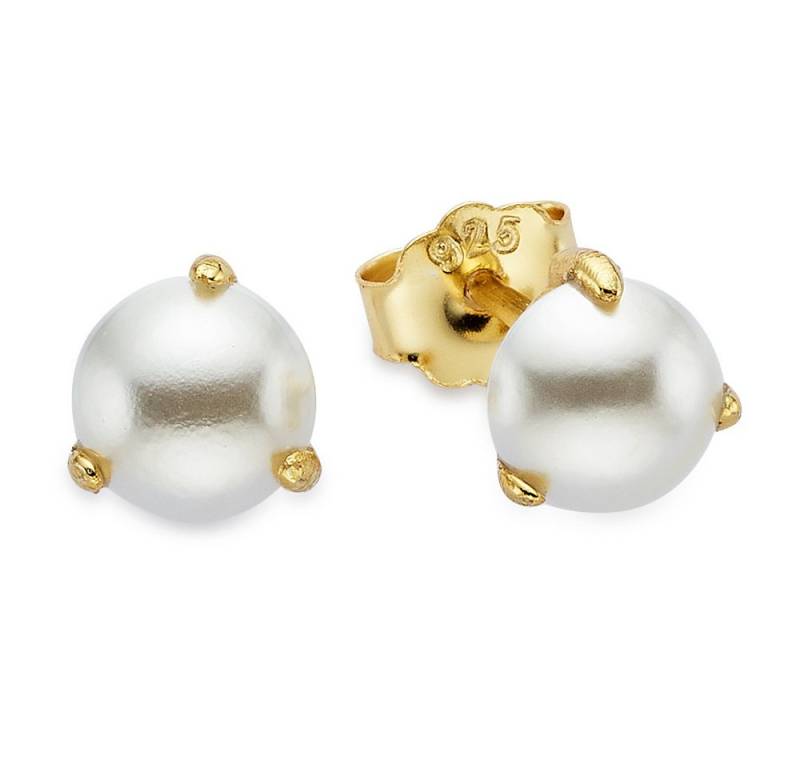 Aniston JEWELRY & WATCHES Paar Ohrstecker Schmuck Geschenk Silberohrstecker, mit Muschelkernperle (synth) von Aniston JEWELRY & WATCHES