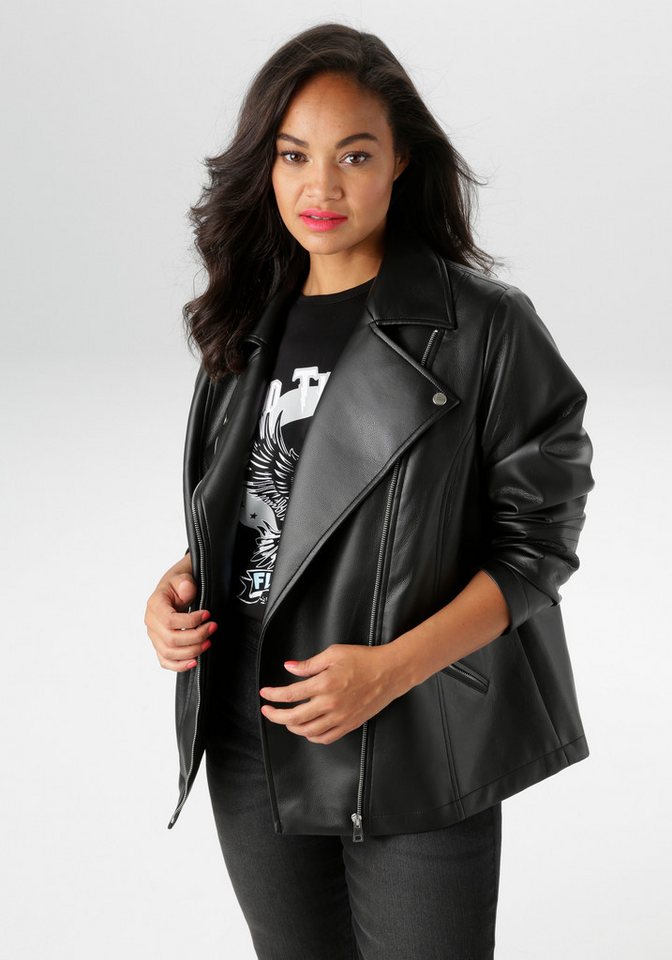 Aniston PLUS Bikerjacke im Biker-Look von Aniston PLUS