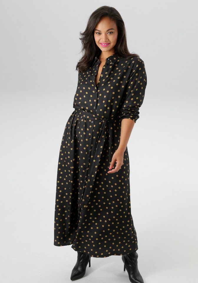 Aniston PLUS Blusenkleid aus weich fallender Viskose - NEUE KOLLEKTION von Aniston PLUS