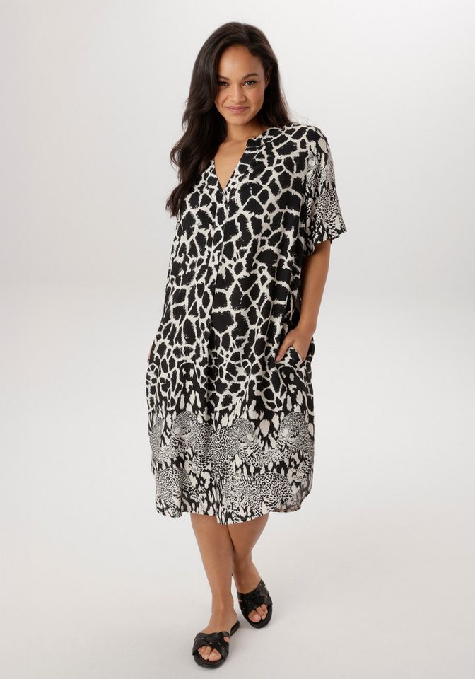 Aniston PLUS Blusenkleid in trendigem Animalprint - NEUE KOLLEKTION von Aniston PLUS