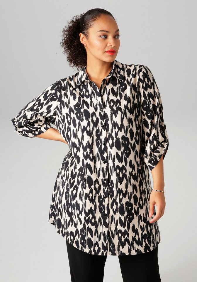 Aniston PLUS Hemdbluse trendiges Design von Aniston PLUS
