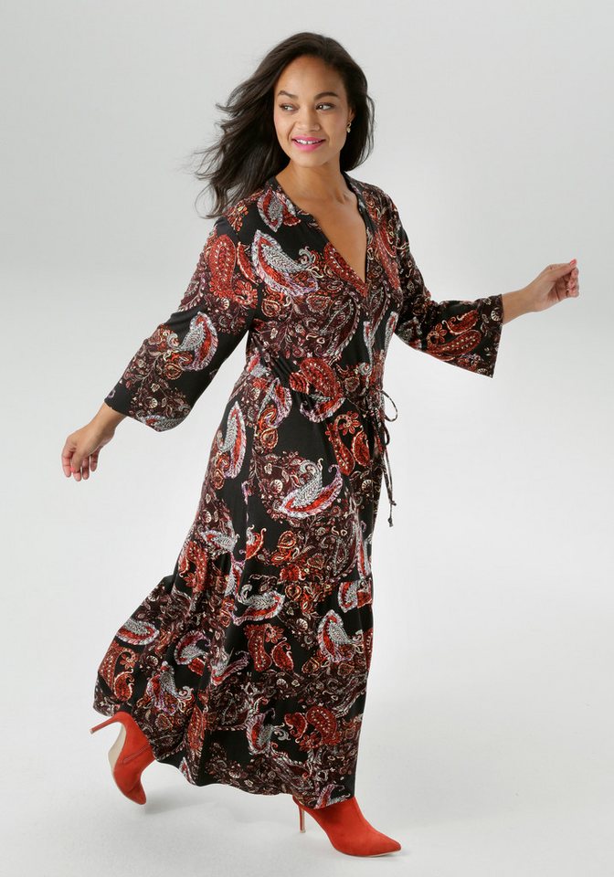 Aniston PLUS Jerseykleid mit Paisley-Druck in satten Farben von Aniston PLUS
