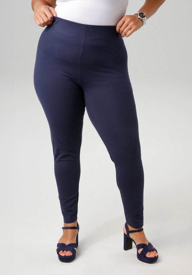 Aniston PLUS Leggings aus elastischer Single Jersey-Qualität von Aniston PLUS