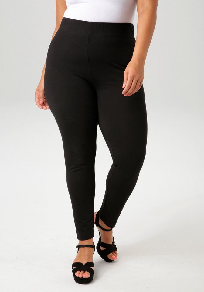 Aniston PLUS Leggings aus elastischer Single Jersey-Qualität von Aniston PLUS