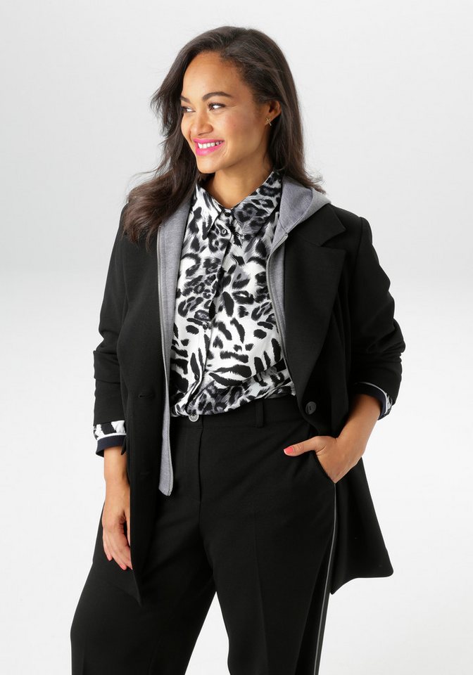 Aniston PLUS Longblazer mit Hoodie-Effekt - NEUE KOLLEKTION von Aniston PLUS