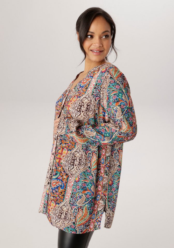Aniston PLUS Longbluse mit farbharmonischen Paisleydruck - NEUE KOLLEKTION von Aniston PLUS