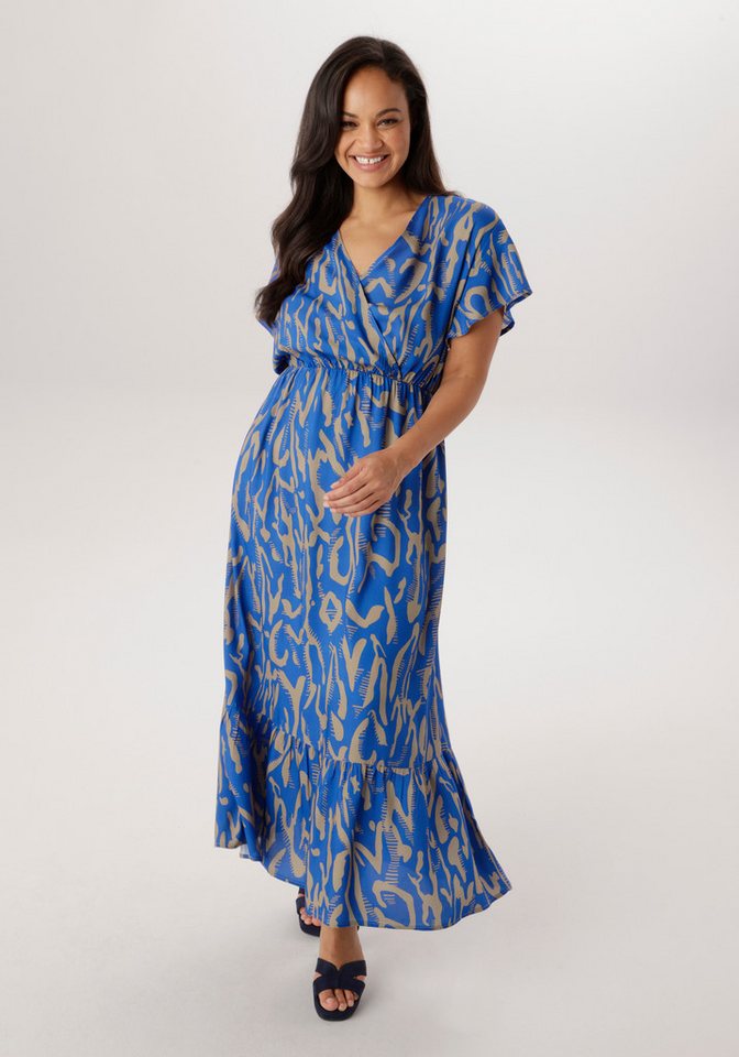Aniston PLUS Maxikleid in Wickeloptik - NEUE KOLLEKTION von Aniston PLUS