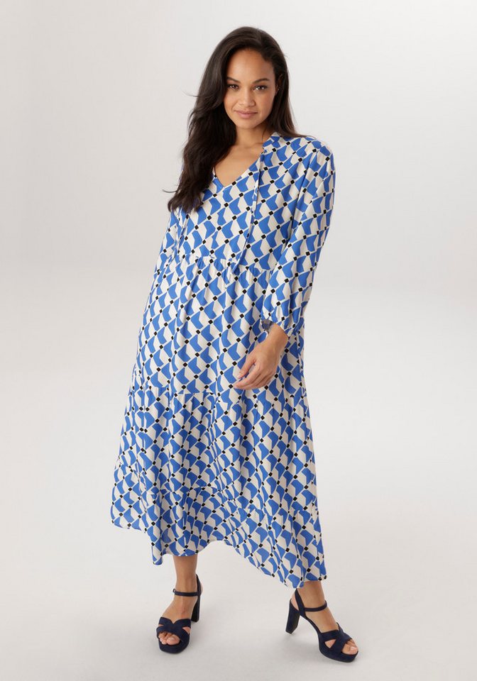 Aniston PLUS Maxikleid in trendigem Dessin - NEUE KOLLEKTION von Aniston PLUS