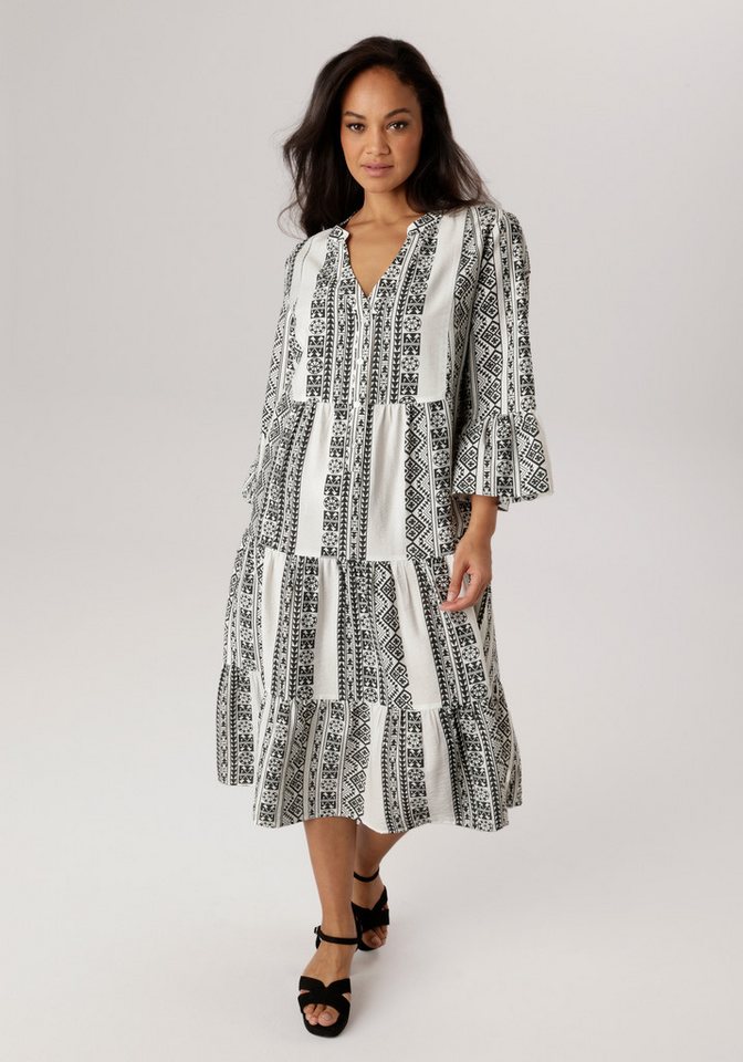 Aniston PLUS Midikleid mit Volant - NEUE KOLLEKTION von Aniston PLUS