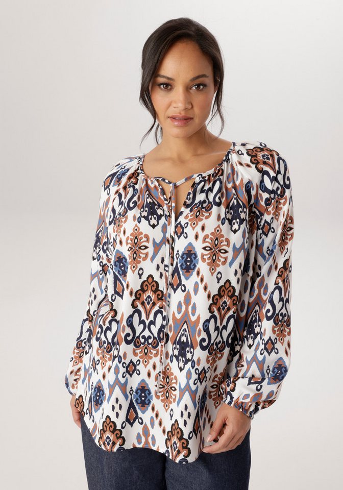 Aniston PLUS Schlupfbluse in Ethnodruck - NEUE KOLLEKTION von Aniston PLUS
