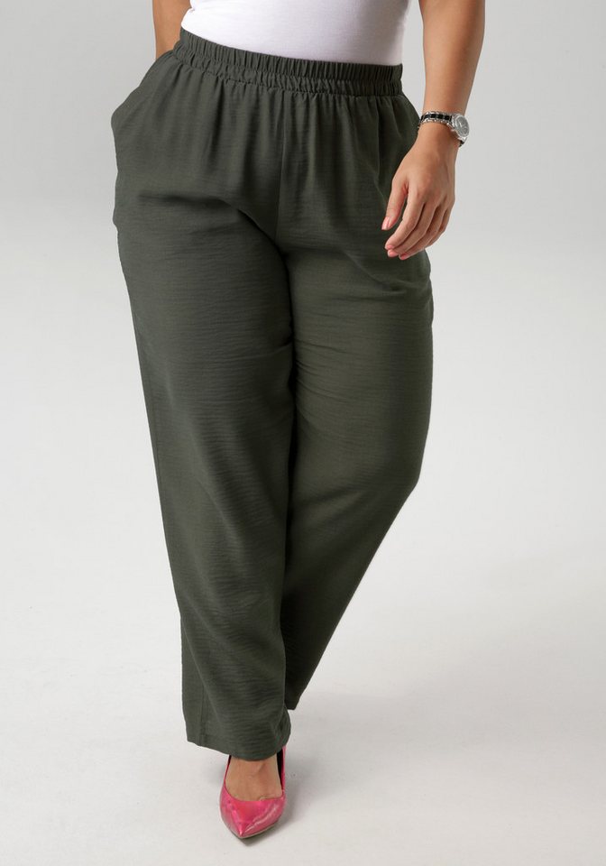 Aniston PLUS Schlupfhose aus strukturierter Ware von Aniston PLUS