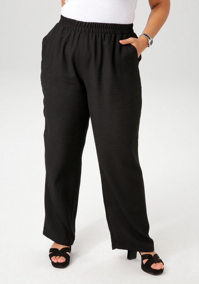 Aniston PLUS Schlupfhose aus strukturierter Ware von Aniston PLUS