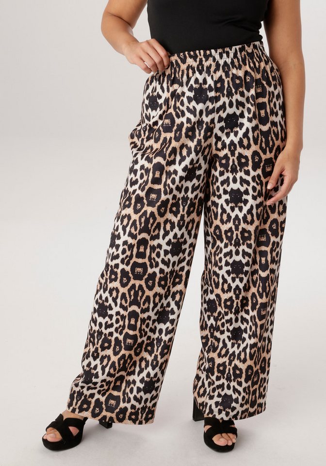 Aniston PLUS Schlupfhose in trendigem Leoprint - NEUE KOLLEKTION von Aniston PLUS