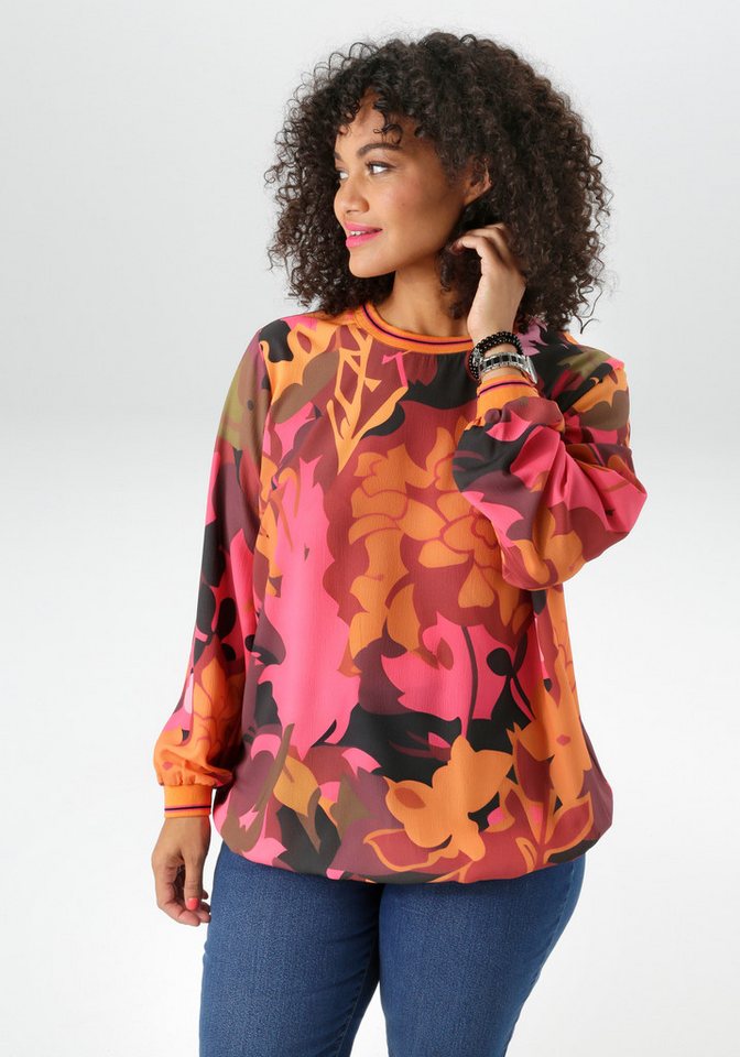 Aniston PLUS Shirtbluse in Knallfarben - NEUE KOLLEKTION von Aniston PLUS