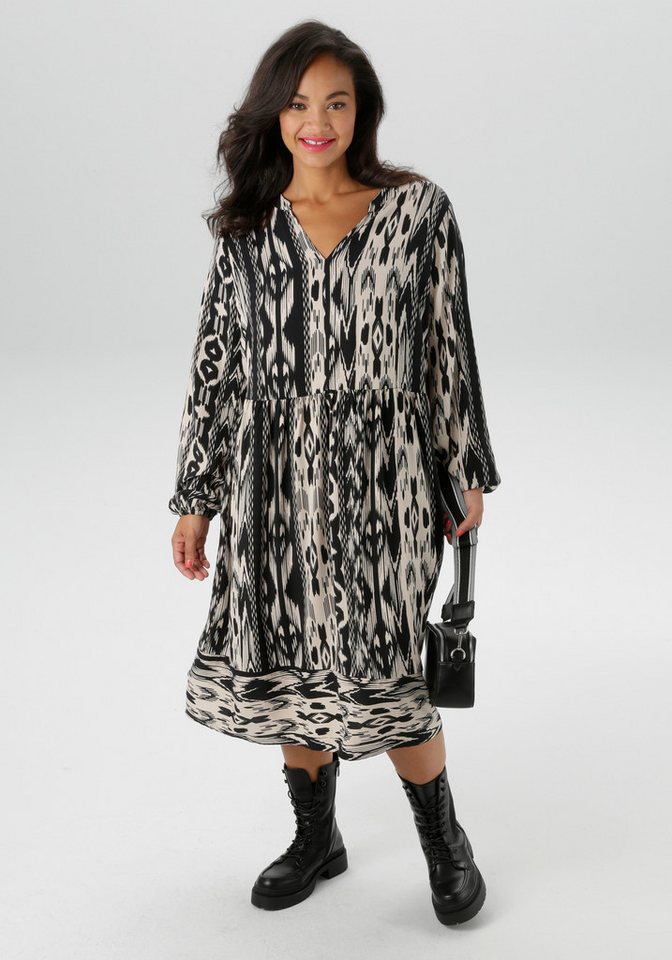 Aniston PLUS Sommerkleid im Folklore-Look - NEUE KOLLEKTION von Aniston PLUS