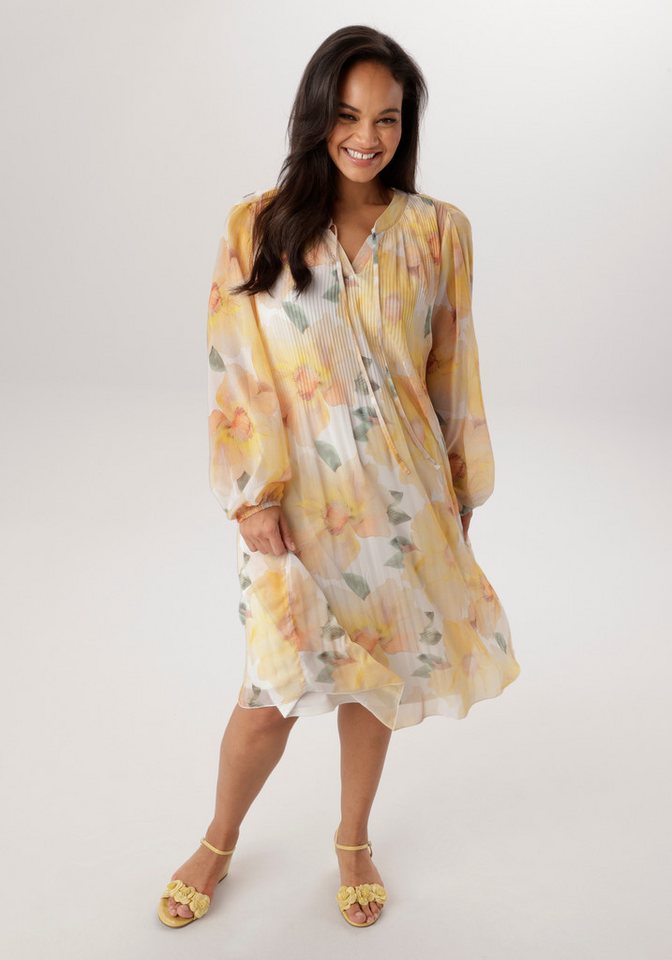 Aniston PLUS Sommerkleid in Alloverprint - NEUE KOLLEKTION von Aniston PLUS