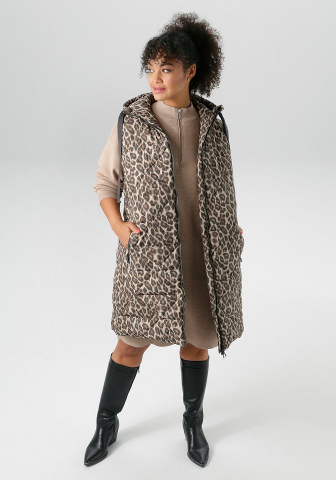 Aniston PLUS Steppweste im aktuellen Leoprint - NEUE KOLLEKTION von Aniston PLUS