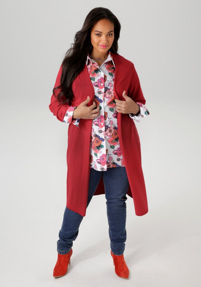 Aniston PLUS Strickjacke in trendiger Farbpalette von Aniston PLUS